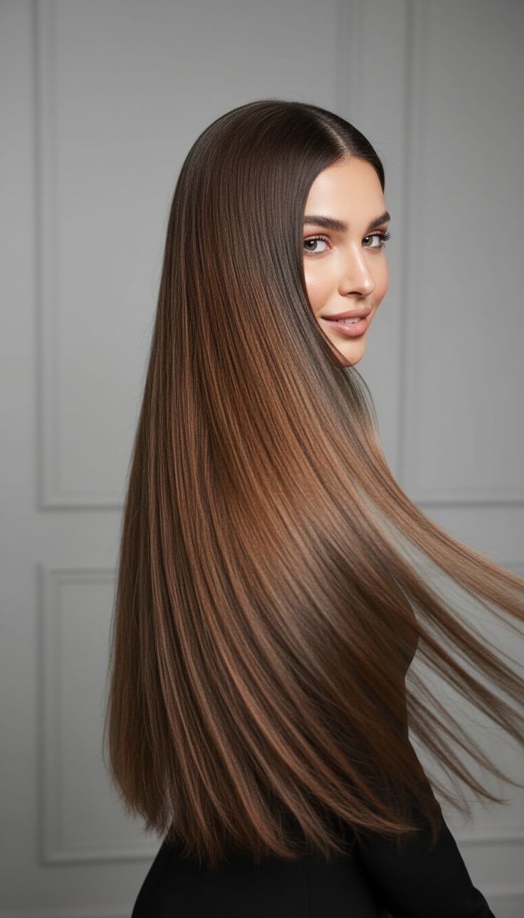 After - Smooth Straight Hair